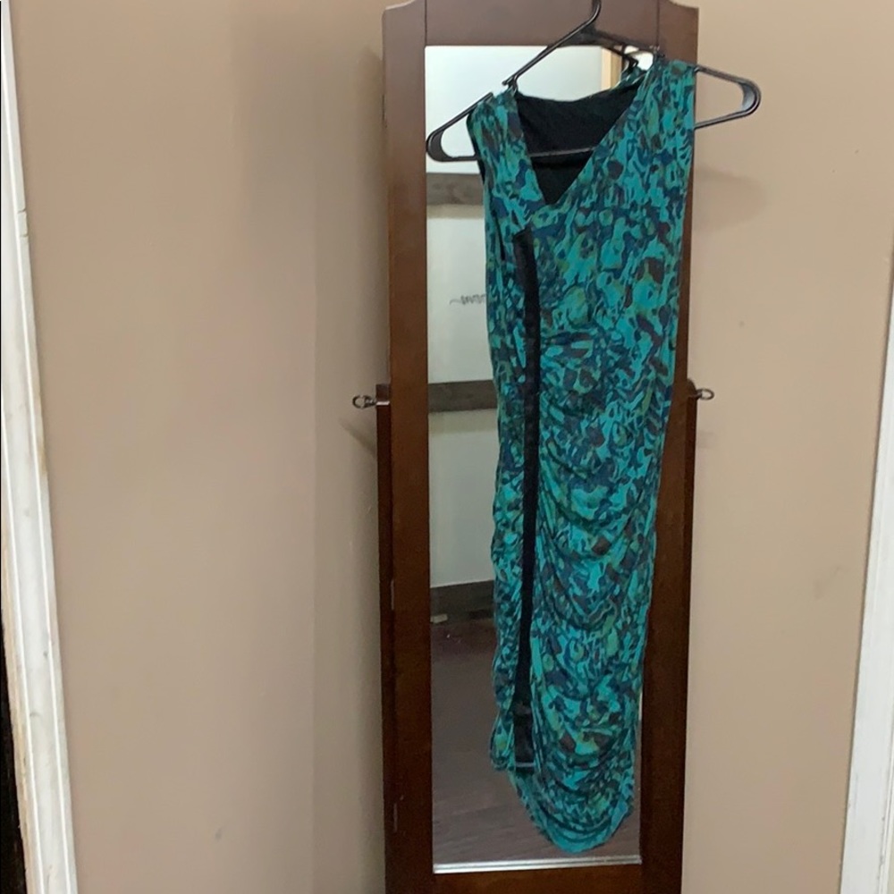 Rachel Roy green multicolored Dress Small